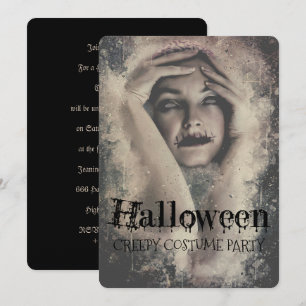Gruselige Halloween-Kostümparty Einladung
