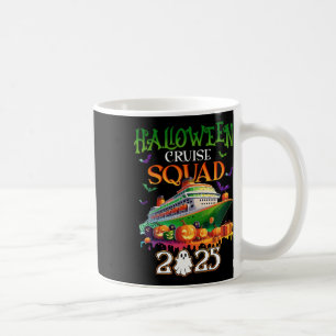 Gruselige Halloween-Kreuzfahrt-Mannschaft 2025 Cru Kaffeetasse