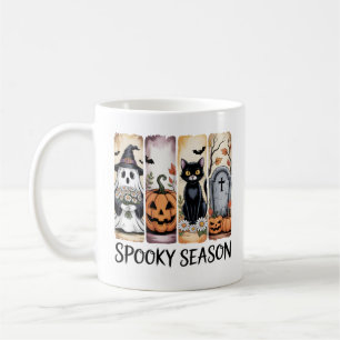 Gruselige Halloween-Kunst Kaffeetasse
