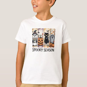 Gruselige Halloween-Kunst T-Shirt
