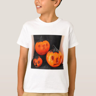 Gruselige Halloween-Kürbisse T-Shirt