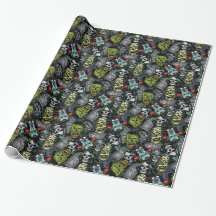 Gruselige Halloween-Monster Zombies Vampire Mumien
