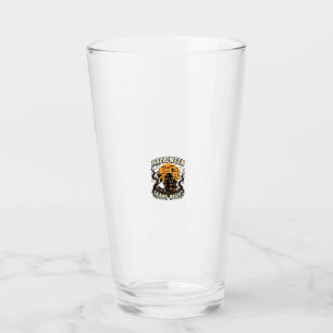 Gruselige Halloween Nacht Spukhaus Vollmond Hexe Glas