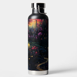 GRUSELIGE HALLOWEEN NACHTSZENE TRINKFLASCHE