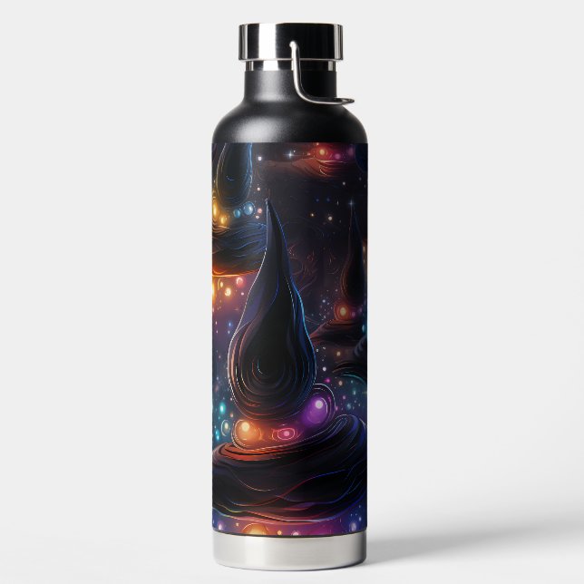 GRUSELIGE HALLOWEEN-NACHTSZENE TRINKFLASCHE (links)