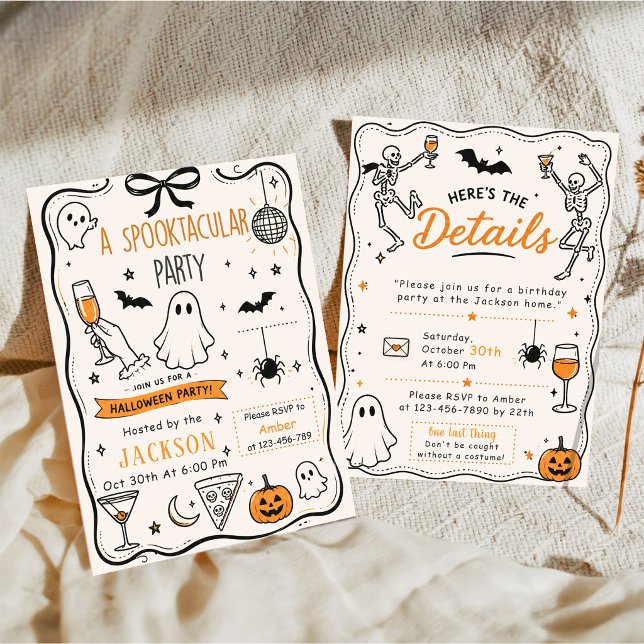 Gruselige Halloween-Party Einladung (Von Creator hochgeladen)