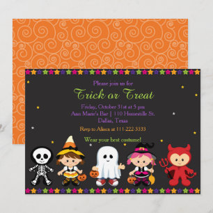Gruselige Halloween-Party Einladung