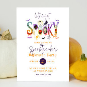 Gruselige Halloween-Party-Einladung Einladung