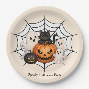 Gruselige Halloween-Party Pappteller