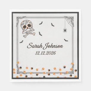 Gruselige Halloween-Party-Servietten   3-lagige sü Serviette