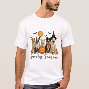 Gruselige Halloween-Saison-Hund T-Shirt