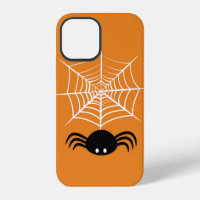 Gruselige Halloween-Spinnen-Illustration