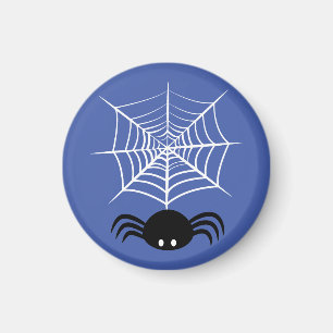 Gruselige Halloween-Spinnen-Illustration Magnet