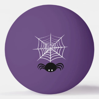 Gruselige Halloween-Spinnen-Illustration Tischtennisball
