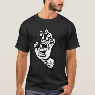 Gruselige Hand Mund T-Shirt