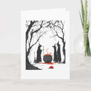 Gruselige Hexe Halloween Anti Trump Feministin Fra Karte