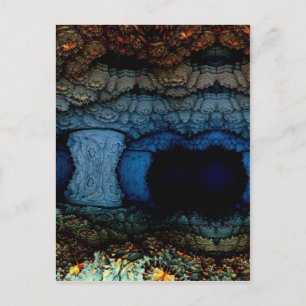 gruselige Höhle Postkarte