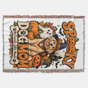 Gruselige Hunde-Mama Halloween Süßer Skelett-Hunde Decke