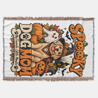 Gruselige Hunde-Mama Halloween Süßer Skelett-Hunde Decke