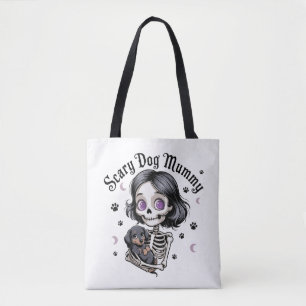Gruselige Hundemummy-Skelett-Dachshund