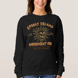 Gruselige Insel - Sommer Halloween Sweatshirt