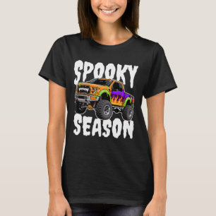 Gruselige Jahreszeit Halloween-Monster-Riesen-LKW T-Shirt