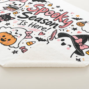 Gruselige Jahreszeit ist hier Halloween Whiteboard Sherpadecke