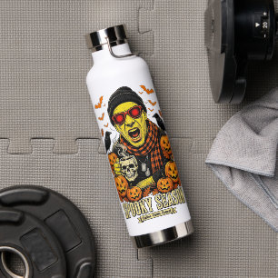 Gruselige Jahreszeit - Lustiger Zombie-Kaffee-Hall Trinkflasche