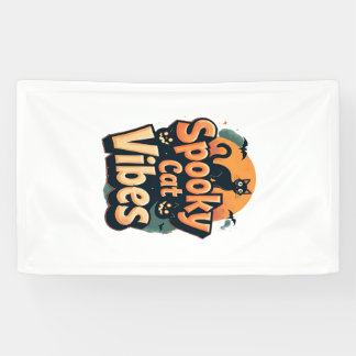 Gruselige Katzen Vibes Banner