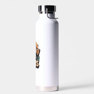 Gruselige Katzen Vibes Trinkflasche