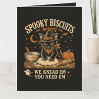 Gruselige Kekse Bäckerei Schwarze Katze Halloween