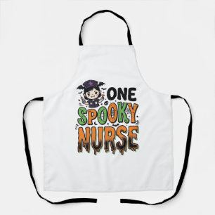 Gruselige Krankenschwester Halloween Vintage Gravu Schürze