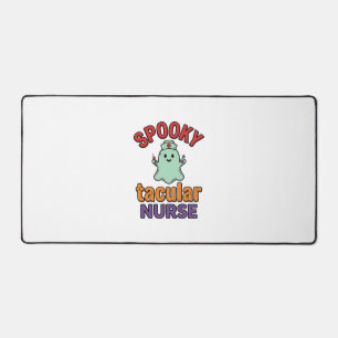 Gruselige Krankenschwester Halloween Vintage Vecto Schreibtischunterlage