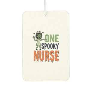 Gruselige Krankenschwester Halloween Vintage Vekto Autolufterfrischer