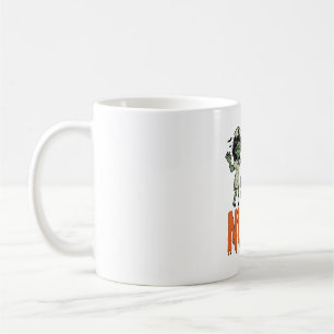 Gruselige Krankenschwester Halloween Vintage Vekto Kaffeetasse