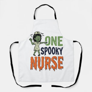 Gruselige Krankenschwester Halloween Vintage Vekto Schürze