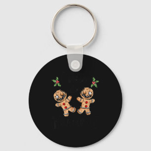 Gruselige Lebkuchen für Krampus Weihnachten Goth H Schlüsselanhänger
