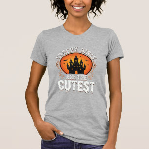 Gruselige Mädchen sind das süßeste gotische Hallow T-Shirt