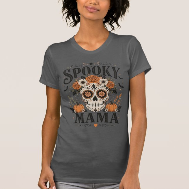 Gruselige Mama Damen T-Shirt (Vorderseite)