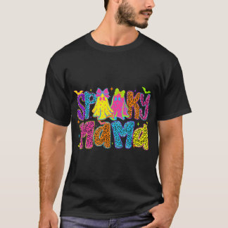 Gruselige Mama Geist Halloween Gruselige Mutter Mu T-Shirt
