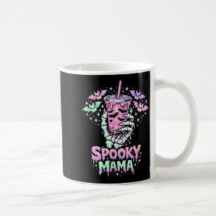 Gruselige Mama Pastell Goth Skelett Hand Kaffee Mu Kaffeetasse