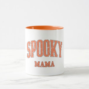 Gruselige Mama Retro Halloween Tasse