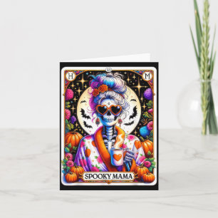 Gruselige Mama Tarot Karte Halloween Schwarze Katz
