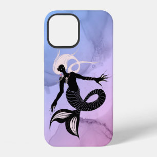 Gruselige Meerjungfrau Dark Fantasy Monster Goth iPhone 12 Hülle