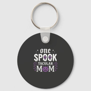 Gruselige Mutter Halloween Design_1 Schlüsselanhänger