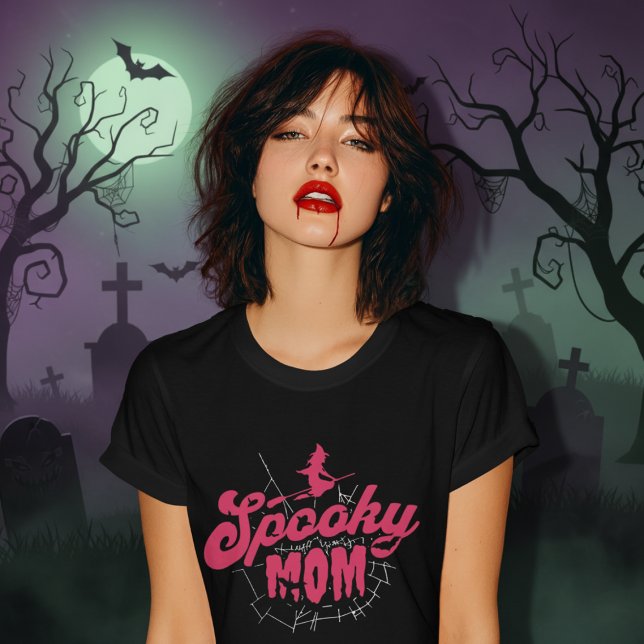 Gruselige Mutter – Halloween Hexe T-Shirt (Von Creator hochgeladen)