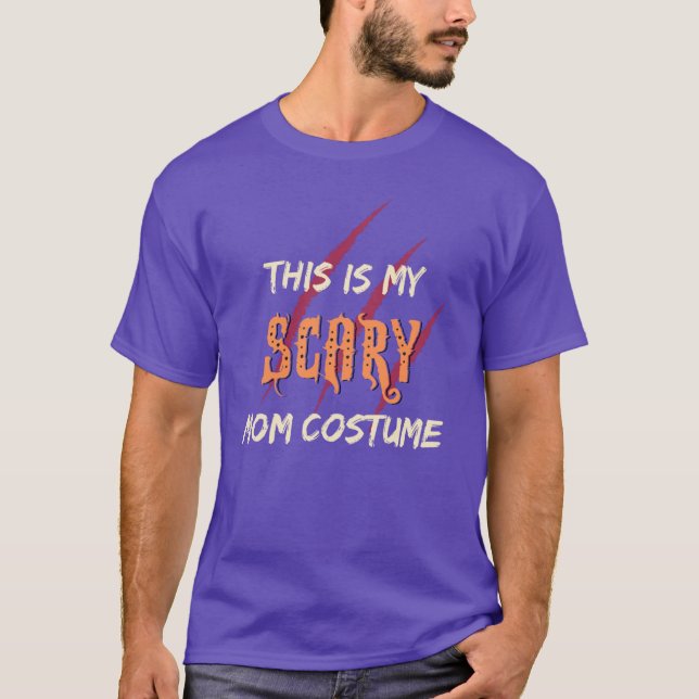 Gruselige Mutter Retro T-Shirt (Vorderseite)