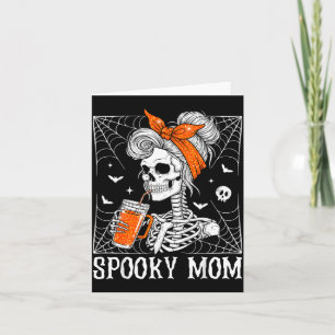 Gruselige Mutter Vintage Halloween Gruselige Mutte Karte
