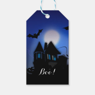 Gruselige Nacht, Halloween...Buh! Geschenkanhänger