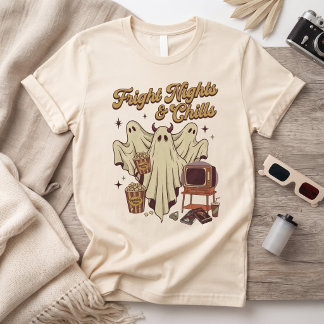Gruselige Nächte & Schauer – Vintage Halloween Gei T-Shirt